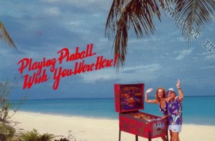 Bally Goldball promo postcard, 1983
