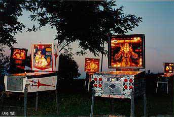 Pinball machines at dawn!