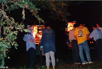 Pinball machines at dawn!