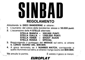 Istruzioni del Sinbad