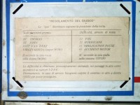 Cartellino delle regole